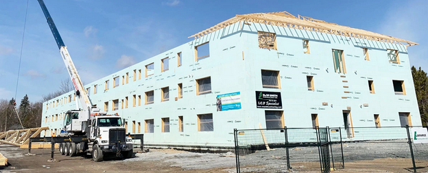 Multifamily Affordable Housing built with insulated concrete forms